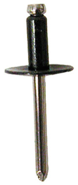 Industrial Rivet Track Rivets Ss66Lf Black Package Of 100 S/S 66LF BLK