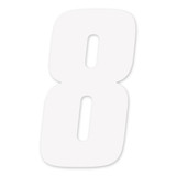 Factory Effex Fx 2015 Numbers Factory 7" White 8