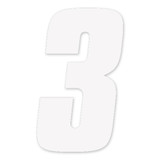 Factory Effex Fx 2015 Numbers Factory 7" White 3 08-90093