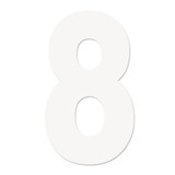 Factory Effex Fx 2015 Numbers Pro 8" White 8