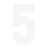 Factory Effex Fx 2015 Numbers Standard 8" White 5