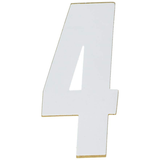 Factory Effex Fx 2015 Numbers Standard 8" White 4 943820