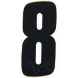 Factory Effex Fx 2015 Numbers Standard 8" Black 8 941629