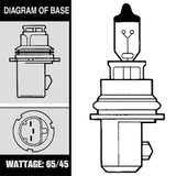 Solero All Weather Blue Halogen 65/45 Hb1 01-179B