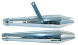 Emgo Emgo Muffler Cafe Chrome