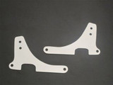 Highway Hawk Sissybar Brackets Only Chrome