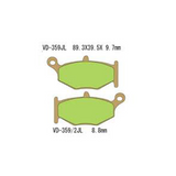 Vesrah Sintered Metal Brake Pads Vd-359/2Jl VD-359/2JL