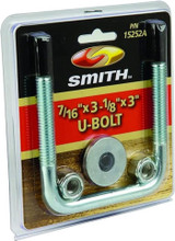 C.E. Smith Pkg U-Bolt 7/16" X 3-1/8" X 3" W/Washers & Nuts Square