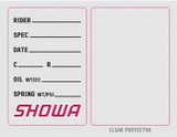 Factory Effex Stickers Showa Suspension Spec Sticker (3 Pack) 22-90022