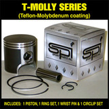 Spi Oem Style Piston Kit With Rings Teflon Coated Std.