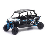 Newray 1/18 Polaris Rzr Xp 4 Turbo Eps (Matte White Lightning)