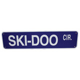 Voss Signs Ski Doo Cir. - Aluminum Street Sign 6" X 24"