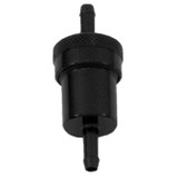 Emgo Fuel Filter 1/4 Chrome Glass