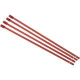 Cycle Performance Prod. Exhaust Wrap Clamps - Red - 4 Pack Cpp/9074