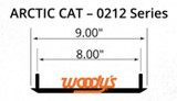 Woodys 4"X 60 Turning 1 1/2" End Pad With Hard Weld EAT3-0212