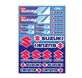 Factory Effex Suzuki Oem Sticker Sheets Suzuki Racing 22-68432