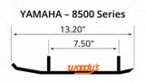 Woodys Ace 4'' X 60* Turning 1 1/2" Trail Runner Yamaha AY4-8500