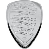 Baron Replacement Bak Air Cleaner Cover - Flame - Chrome Ba-2800-03