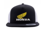 Factory Effex Honda Classic Snapback Hat / Black-White Mesh Os 22-86302