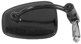 Emgo Emgo Polaris Atv Handlebar End Mount Mirror - Black