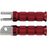 Emgo Foot Rest Slash Cut Red F/R