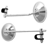 Emgo Mirror 10" Stem W/3 Clmp Sizes 20-06810