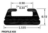 SPI Slide Profile 25 Black 56" 425-56-80