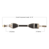 Tytaneum Heavy Duty Cv Axle Can-Am Front Right CAN-6075HD