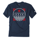 Factory Effex Factory Effex Suzuki Title Youth T-Shirt / Navy (S)