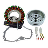 Rmstator Kit Flywheel + Stator + Crankcase Cover Gasket RM23014