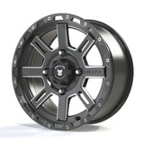Bullite Lancer Wheel Black 15X7.0 4/137 5+2