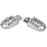 Twin Air Evolution Footpegs - Kx125 03-08 Kx250 04 Rmz250 04 Silver