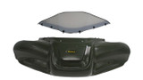 Motovan Atv Flared Windshield Green Honda