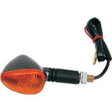 K&S Marker Lights Cmpct Flex. Stem Crbn Fbr (S/F) Amber Short