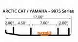 Woodys Arctic Cat Maverick 6" Runner-Pair MA6-9975