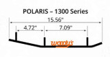 Woodys Polaris Maverick 6" Runner-Pair MP6-1300