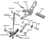 05-0345B Honda CBR1000RR-R STD/GP Shift Complete Rearset