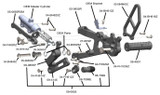 05-0658B Ducati Streetfighter V4/V4S Complete Rearset