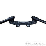 Clipon Adapter Plate w/ XL Black Bars Ducati Monster 821 2014-17