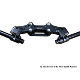 Clipon Adapter Plate w/ XL Black Bars Ducati Monster 821 2014-17