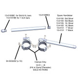 Clip ons for Suzuki GSX-R600 / GSX-R750 / GSX-R1000 / 1000R / TL1000R / 1000S 50mm Clamp
