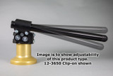 35mm Rise Front Mount Adjustable Angle Clipon Risers (with special 1" bars)