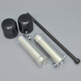 50-0130 2013-17 Kawasaki Ninja 300 Under Bodywork Frame Slider Kit with pucks