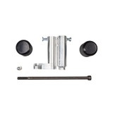 50-0131 2008-12 Kawasaki EX250 Under Bodywork Frame Slider Kit with pucks
