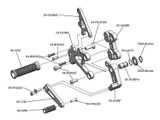 05-0338B Honda CBR600RR (2013+ NON-ABS) Complete Rearset