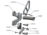 05-0640B Ducati 848/1098/1198/848 Evo Complete Rearset  - Black
