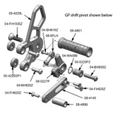05-4228B Suzuki SV1000 Rearset Complete