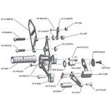 05-0169B 2011-15 Kawasaki ZX-10R Rearset  - GP Shift
