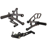 05-0511B Triumph Daytona 675/Street Triple Rearset  - GP Shift w/o QS - RACE ONLY (No Side Stand)