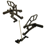 05-0503B Triumph Daytona 675R Rearset  - GP Shift w/QS Rod - RACE USE ONLY (No Side Stand)